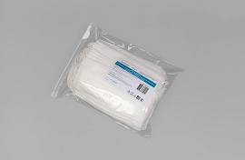 Маска защитная трехслойная на резинках Чистовье, 175х95 мм, Белый, 50 шт/упк